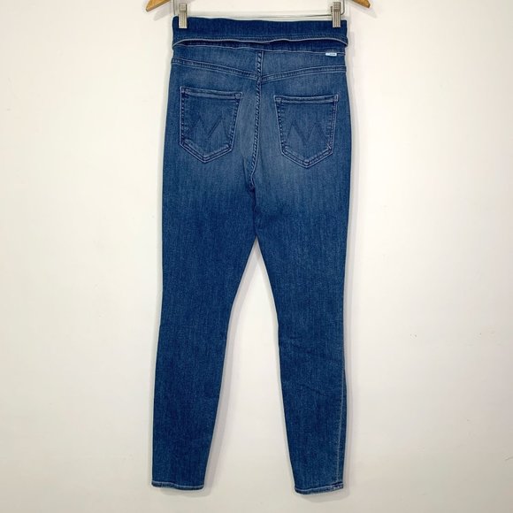 NWT MOTHER The Triple Stack Looker Wish On A Star Sz 26 - Picture 8 of 15